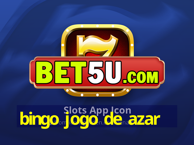 bingo jogo de azar